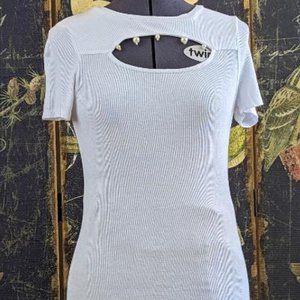 Sexy ribbed top by H by bordeau and enhaced by Enchantika - Small